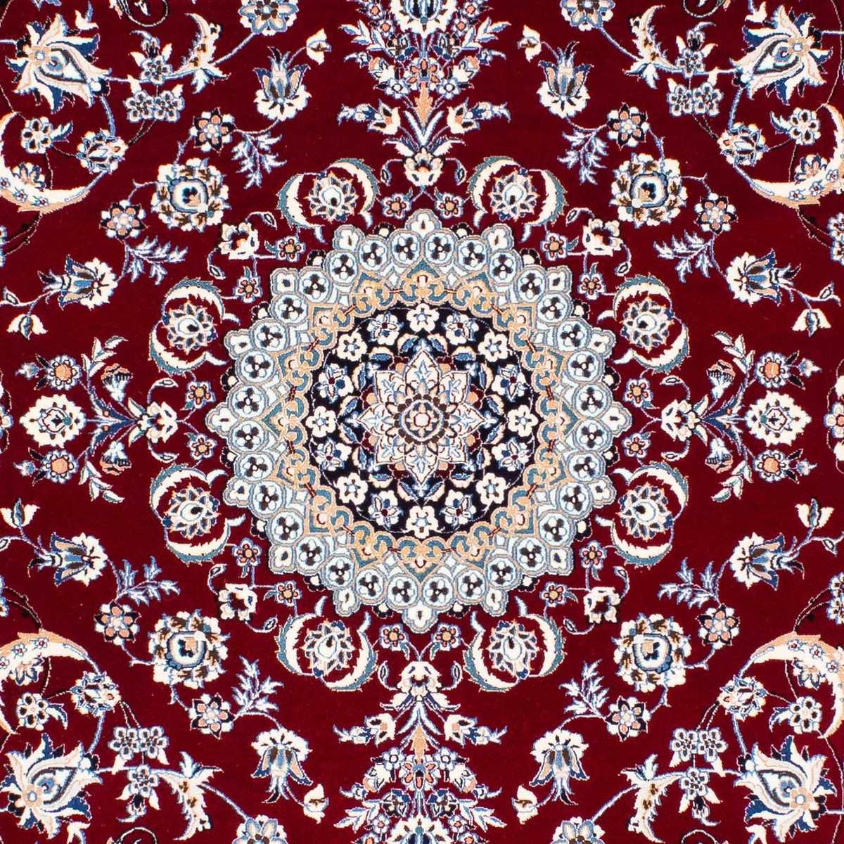 Perzisch tapijt - Nain - Premium - 238 x 151 cm - donkerrood