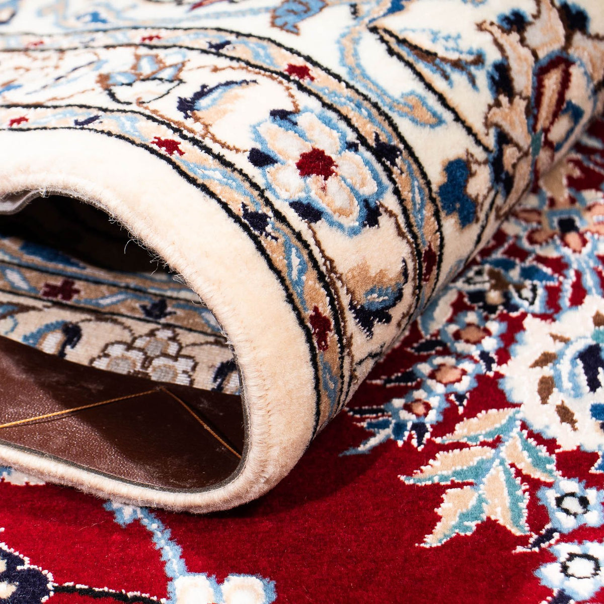 Perzisch tapijt - Nain - Premium - 238 x 151 cm - donkerrood