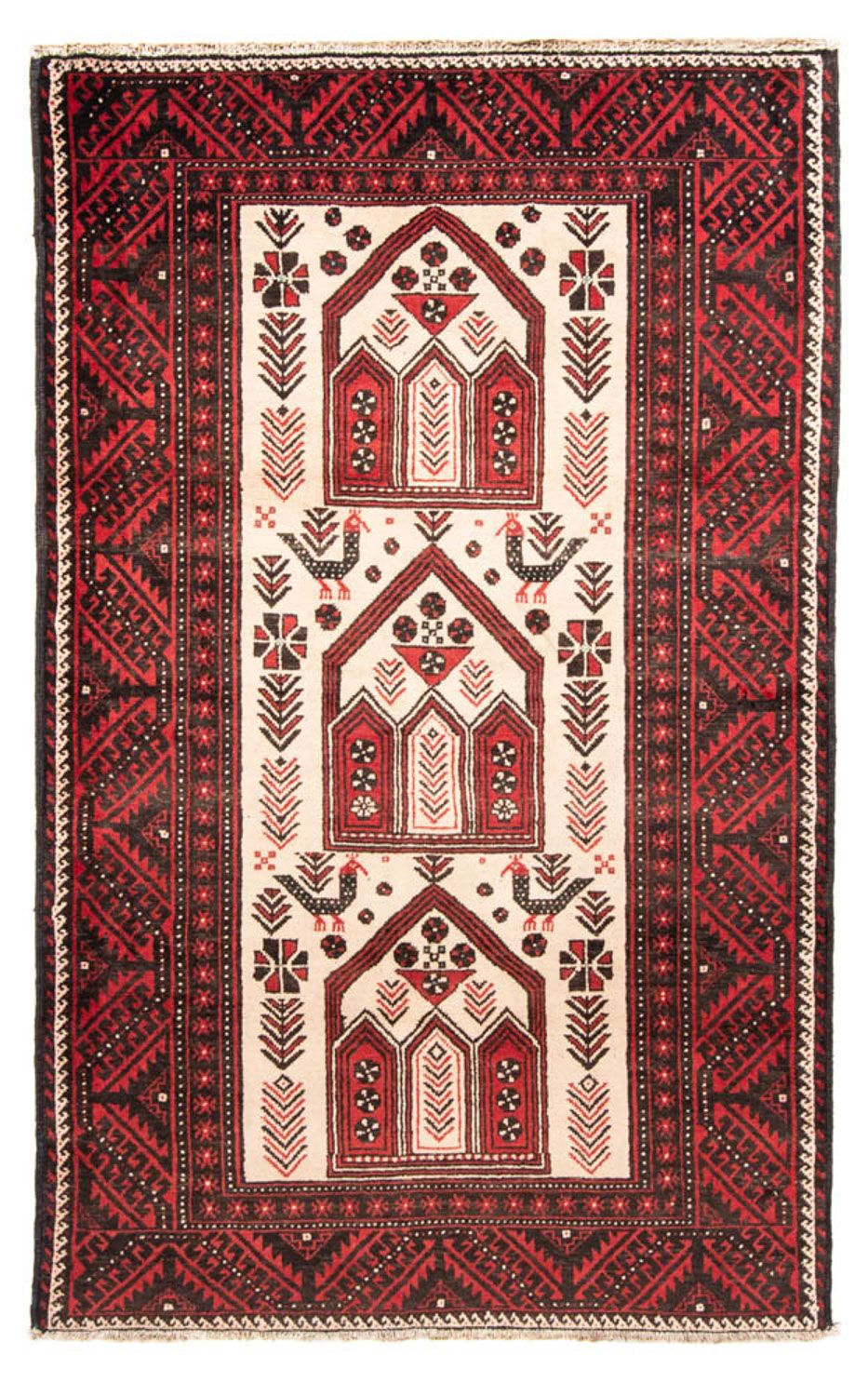 Baluch tapijt - 199 x 115 cm - rood