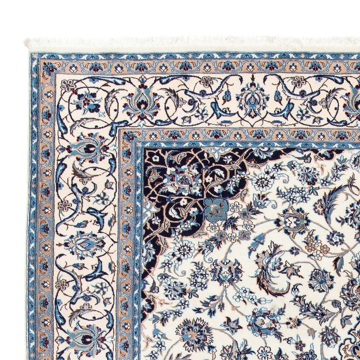 Perzisch tapijt - Nain - Koninklijk - 300 x 206 cm - beige