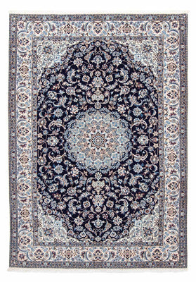 Perzisch tapijt - Nain - Koninklijk - 300 x 202 cm - donkerblauw