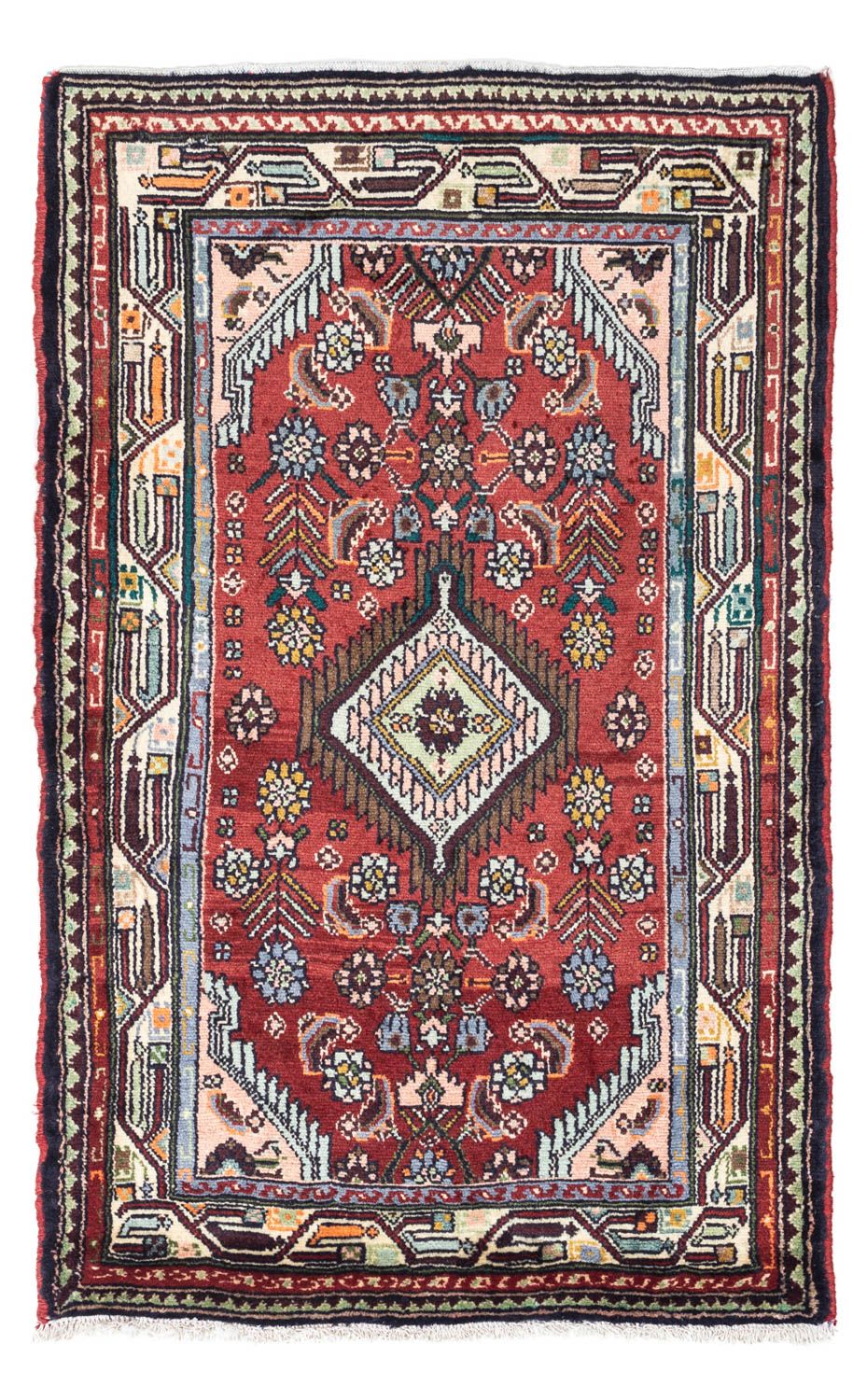 Perzisch Tapijt - Nomadisch - 128 x 80 cm - rood