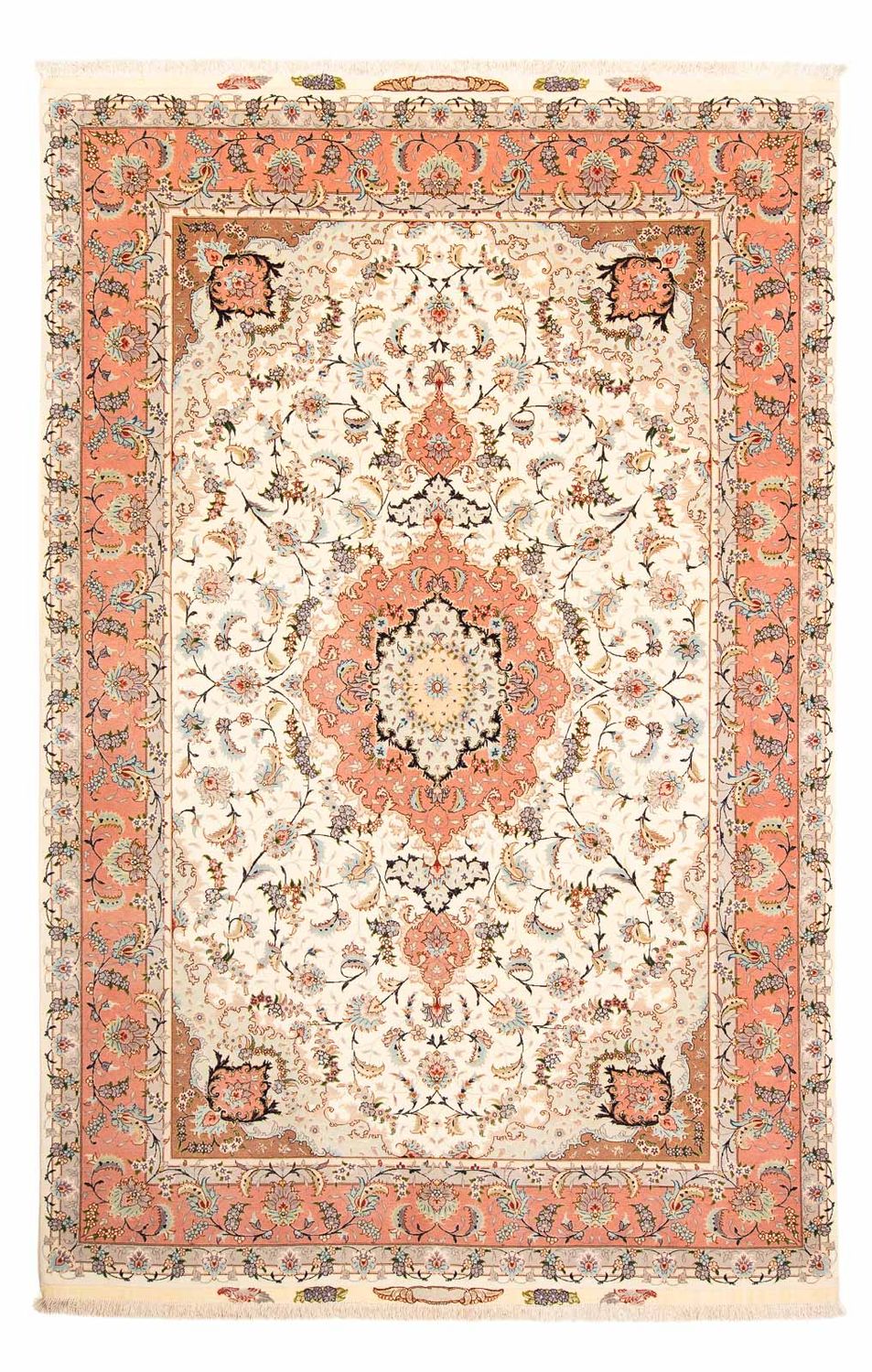Perzisch tapijt - Tabriz - Royal - 306 x 200 cm - beige