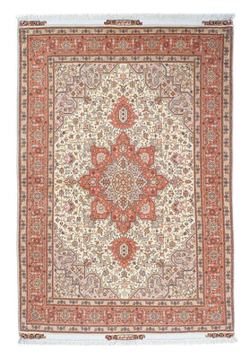 Perzisch tapijt - Tabriz - Royal - 212 x 148 cm - beige