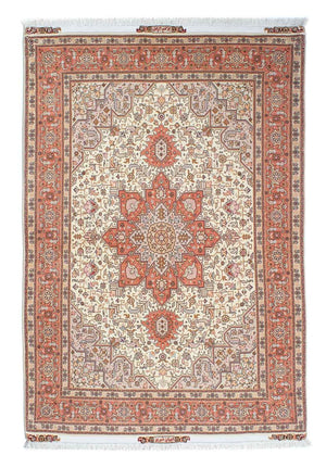 Perzisch tapijt - Tabriz - Royal - 212 x 148 cm - beige