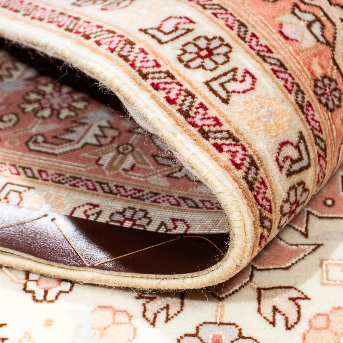 Perzisch tapijt - Tabriz - Royal - 212 x 148 cm - beige