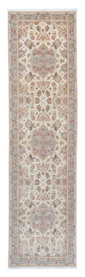 Loper Perzisch tapijt - Tabriz - Royal - 358 x 91 cm - beige