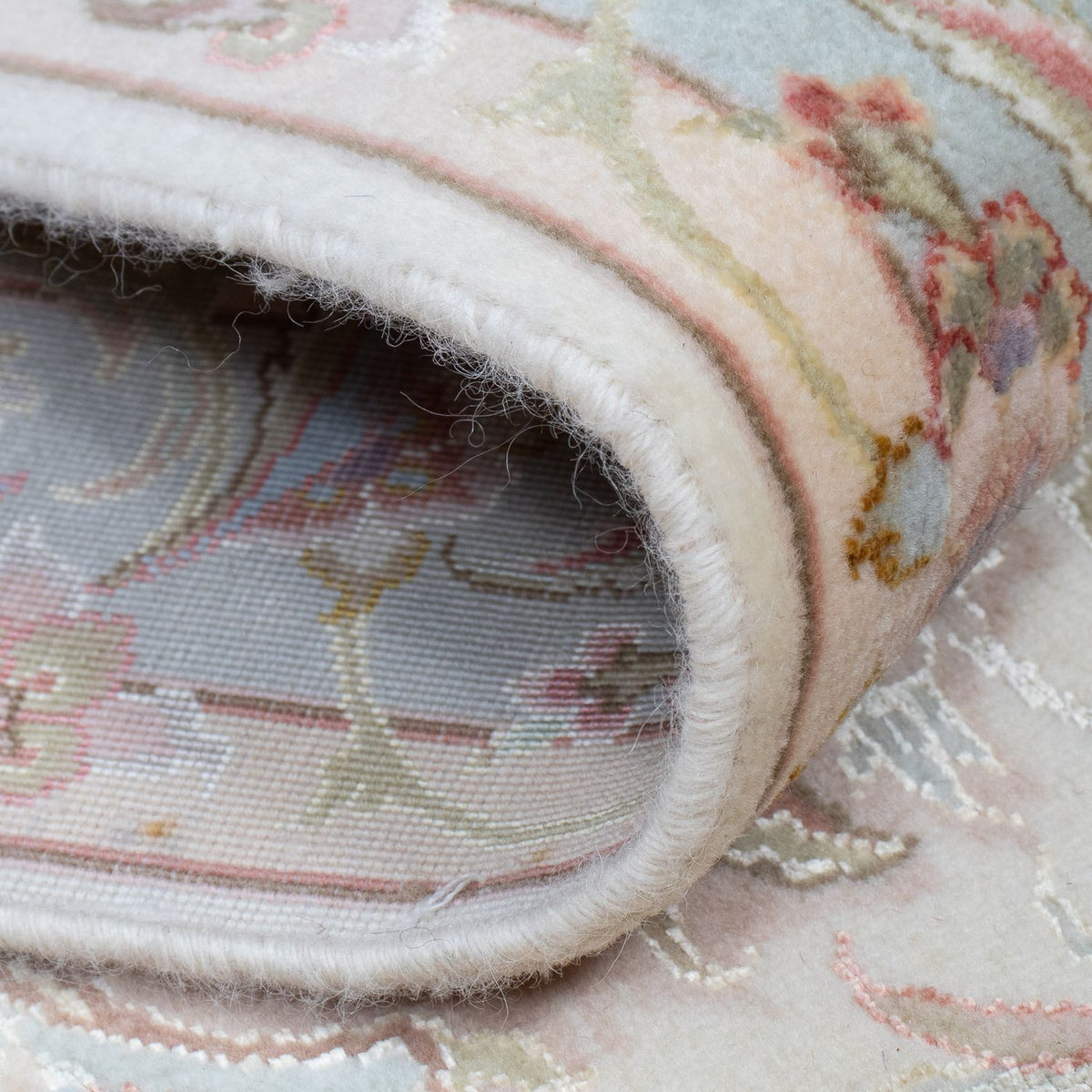 Loper Perzisch tapijt - Tabriz - Royal - 358 x 91 cm - beige