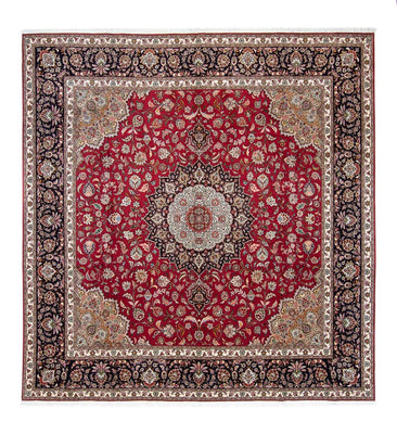 Perzisch tapijt - Tabriz vierkant  - 303 x 300 cm - donkerrood