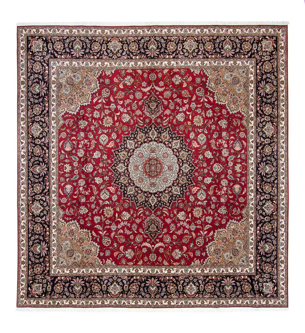 Perzisch tapijt - Tabriz vierkant  - 303 x 300 cm - donkerrood