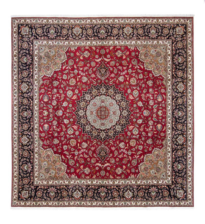 Perzisch tapijt - Tabriz vierkant  - 303 x 300 cm - donkerrood