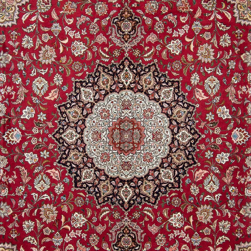 Perzisch tapijt - Tabriz vierkant  - 303 x 300 cm - donkerrood