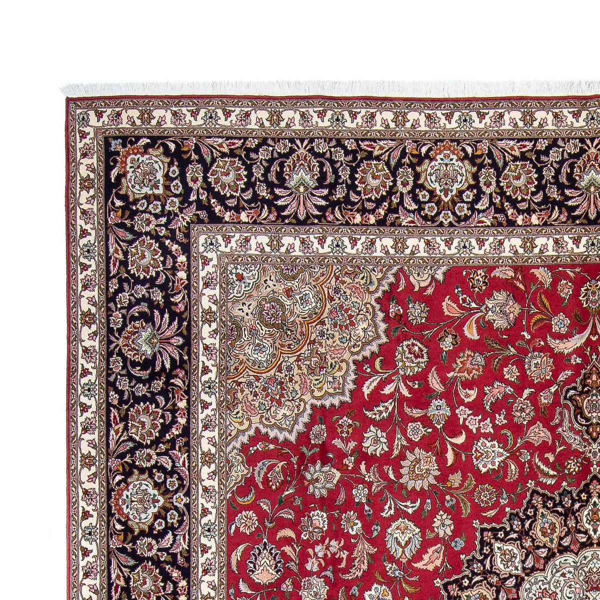 Perzisch tapijt - Tabriz vierkant  - 303 x 300 cm - donkerrood