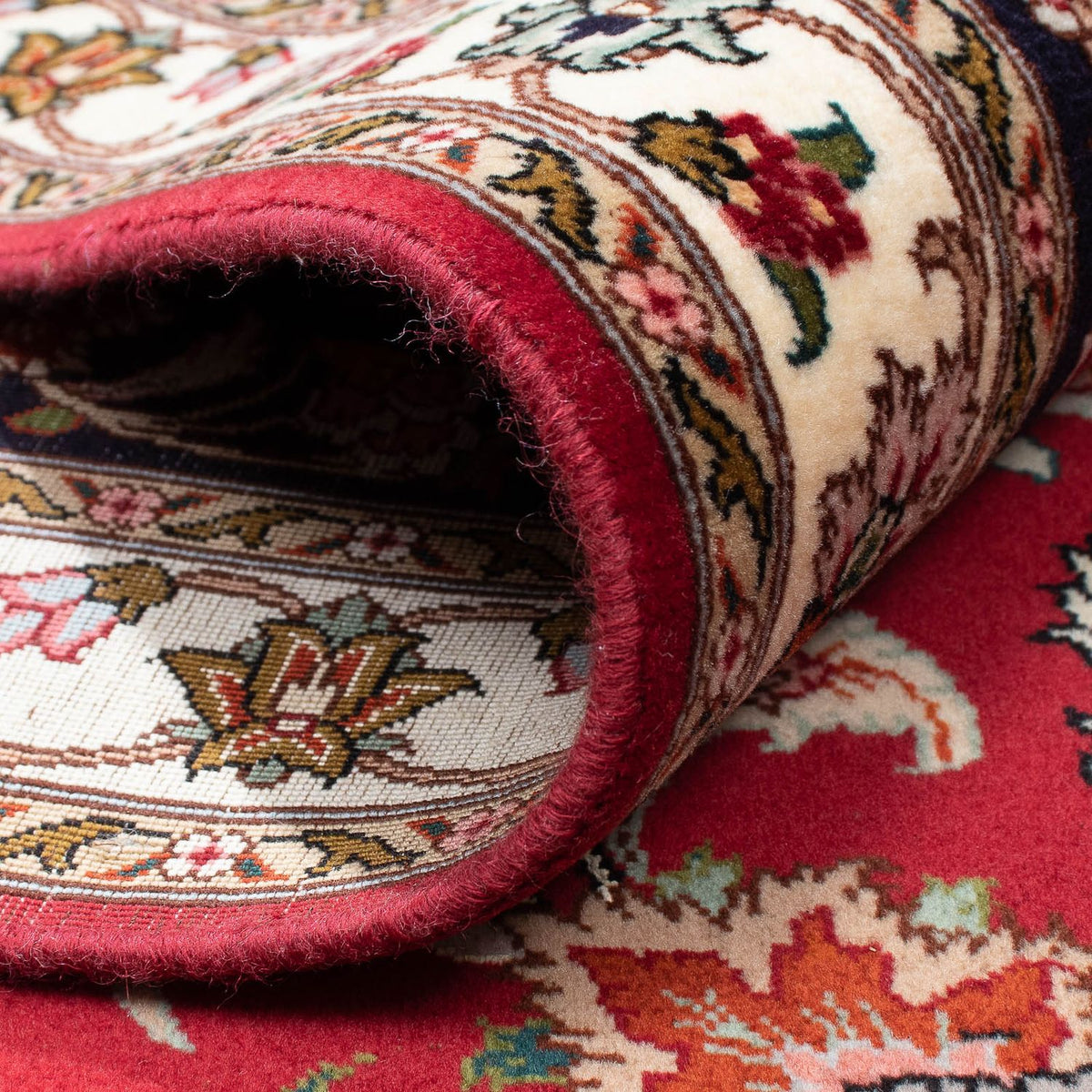 Perzisch tapijt - Tabriz vierkant  - 303 x 300 cm - donkerrood