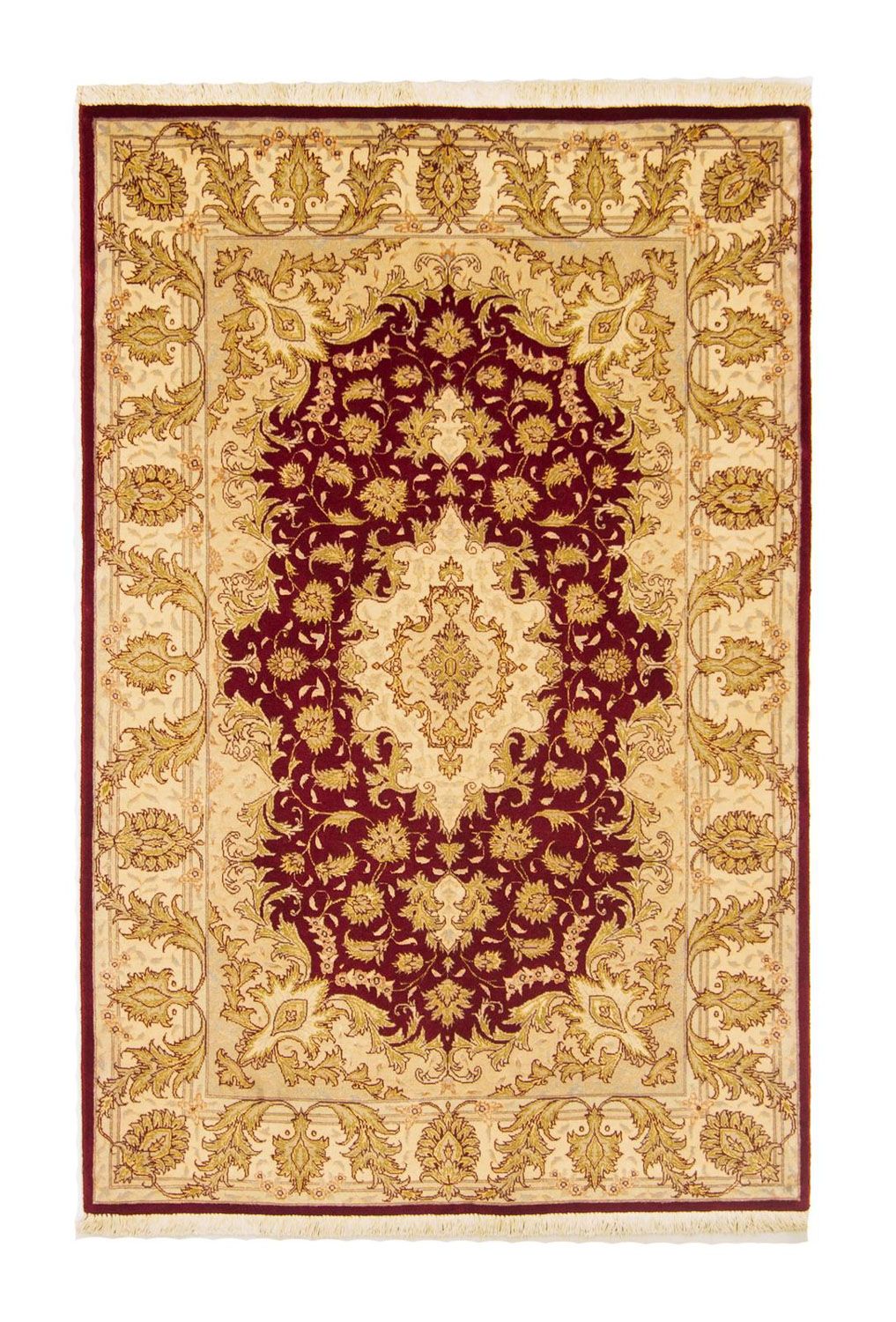 Perzisch tapijt - Tabriz - Royal - 153 x 100 cm - rood