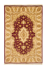 Perzisch tapijt - Tabriz - Royal - 153 x 100 cm - rood