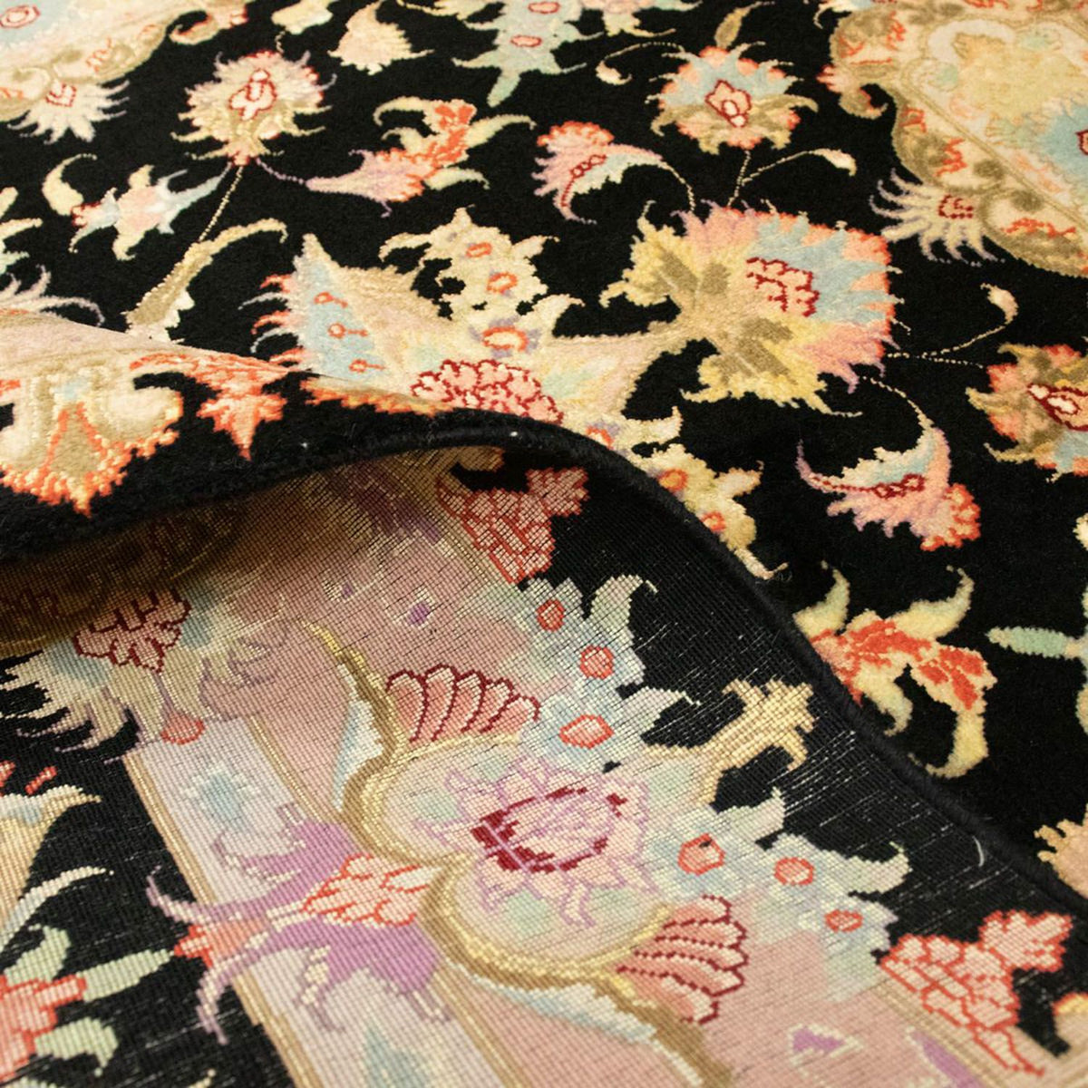 Perzisch tapijt - Tabriz - Royal - 152 x 102 cm - zwart