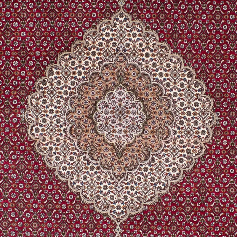 Perzisch tapijt - Tabriz - 208 x 152 cm - donkerrood