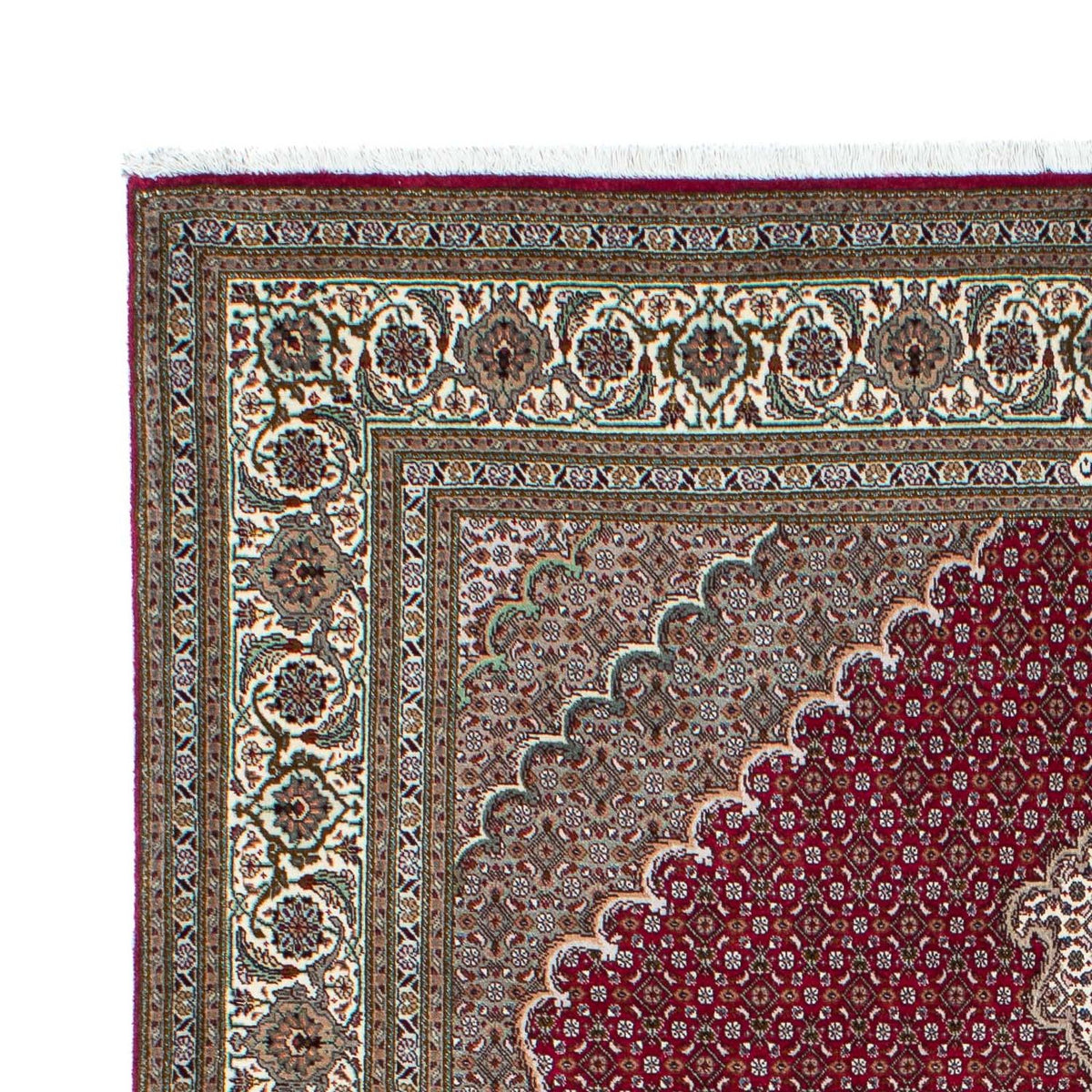 Perzisch tapijt - Tabriz - 208 x 152 cm - donkerrood