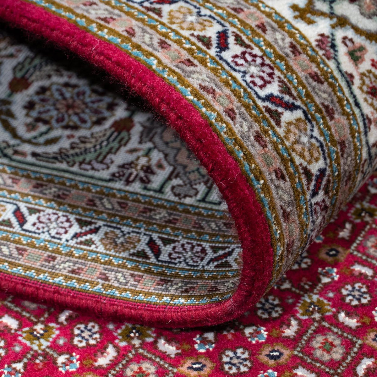 Perzisch tapijt - Tabriz - 208 x 152 cm - donkerrood