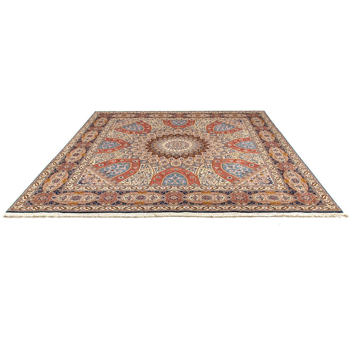 Perzisch tapijt - Tabriz - Royal vierkant  - 254 x 248 cm - veelkleurig