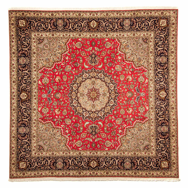Perzisch tapijt - Tabriz - Royal vierkant  - 257 x 254 cm - rood