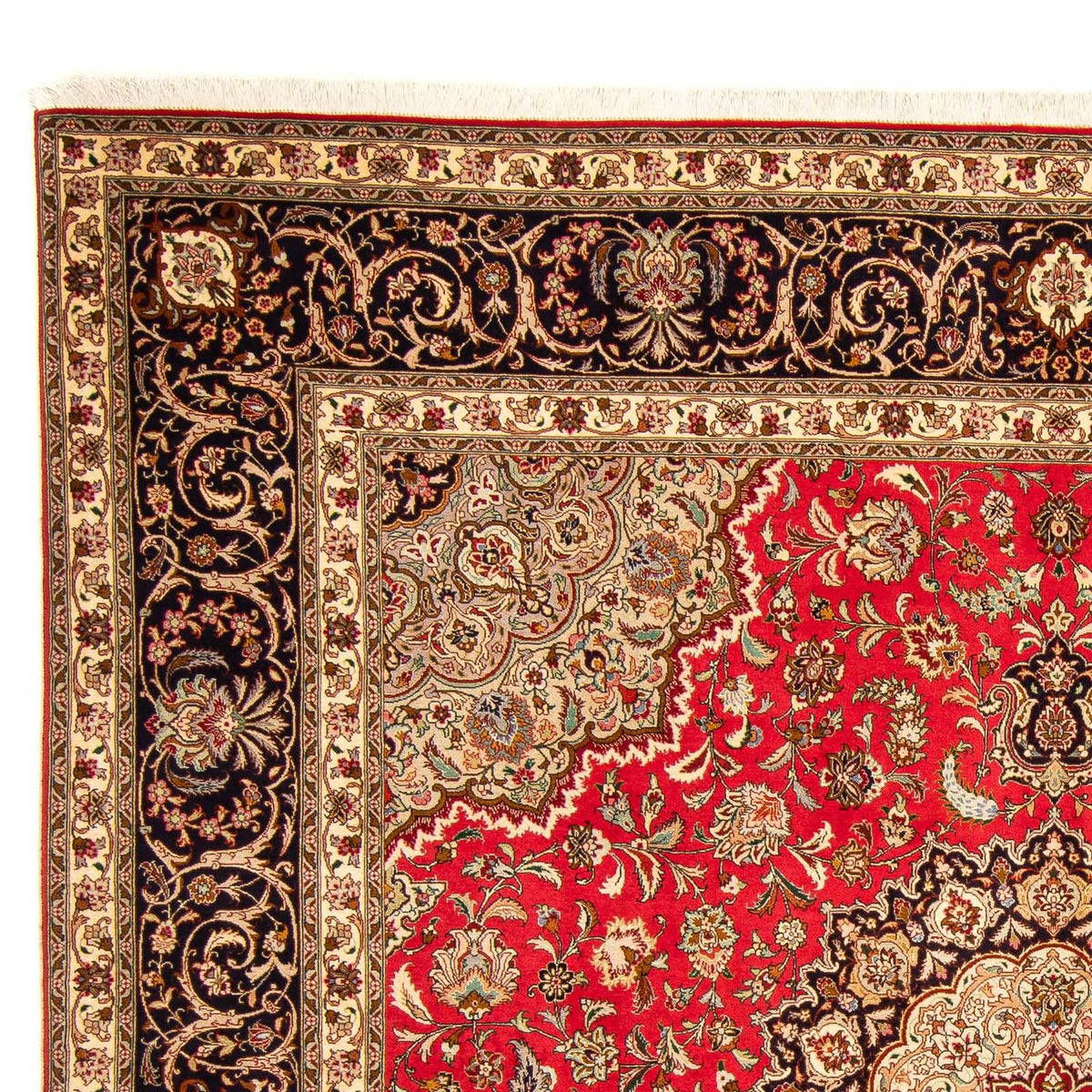 Perzisch tapijt - Tabriz - Royal vierkant  - 257 x 254 cm - rood