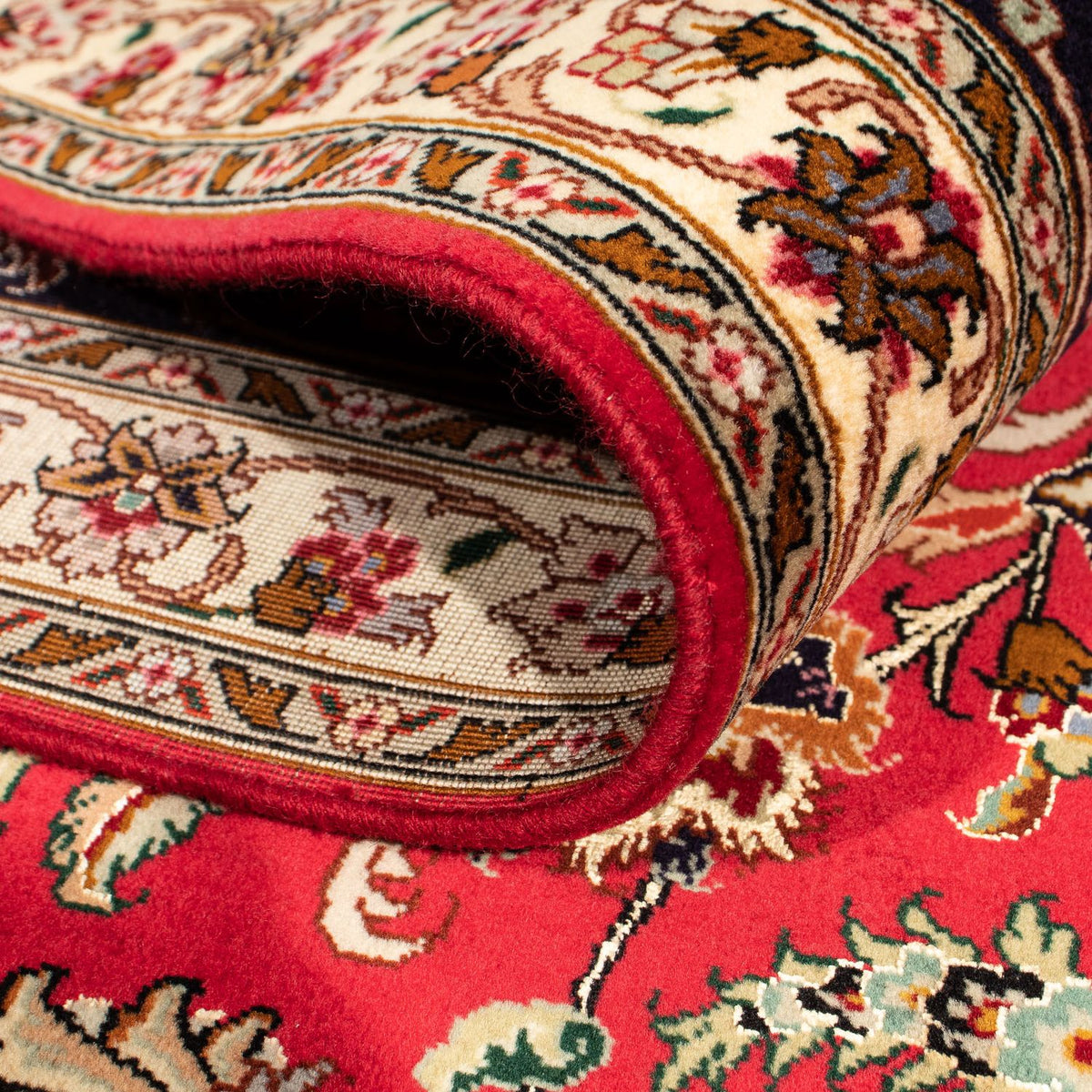 Perzisch tapijt - Tabriz - Royal vierkant  - 257 x 254 cm - rood