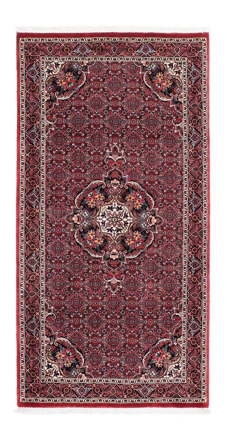 Loper Perzisch tapijt - Bijar - 197 x 98 cm - rood
