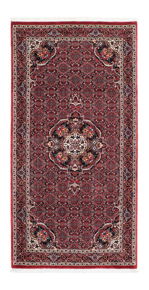 Loper Perzisch tapijt - Bijar - 197 x 98 cm - rood