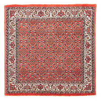 Perzisch tapijt - Bijar vierkant  - 97 x 95 cm - rood