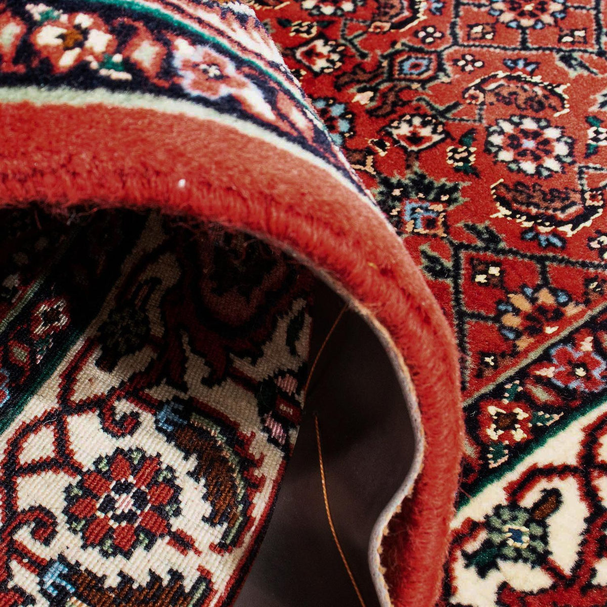 Perzisch tapijt - Bijar vierkant  - 97 x 95 cm - rood