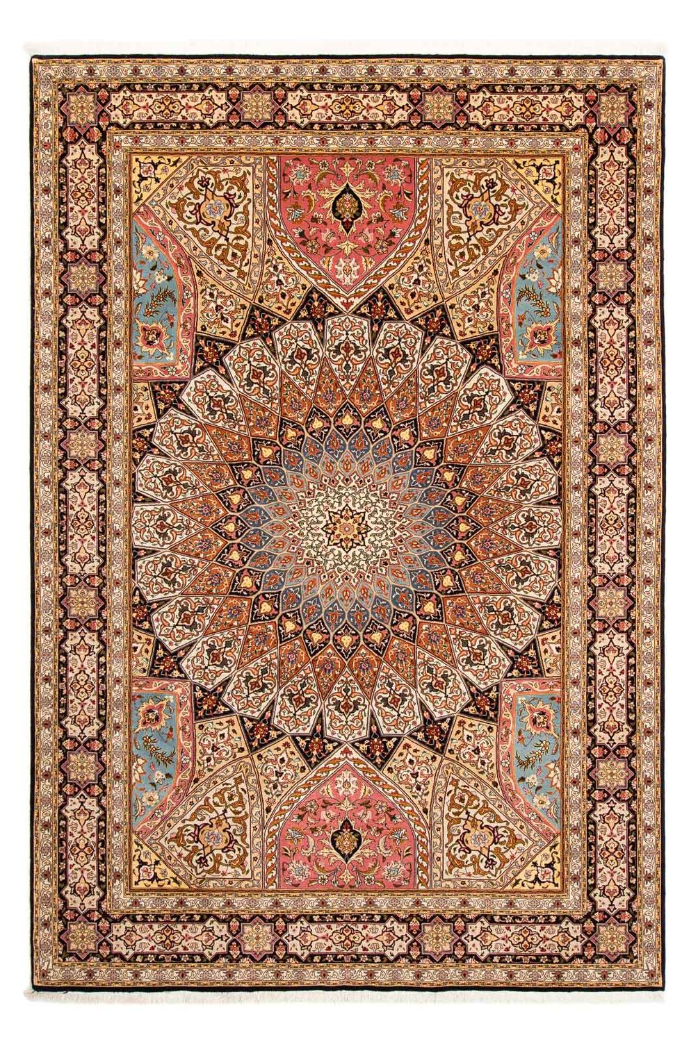 Perzisch tapijt - Tabriz - 351 x 254 cm - lichtbruin