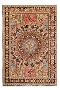 Perzisch tapijt - Tabriz - 351 x 254 cm - lichtbruin