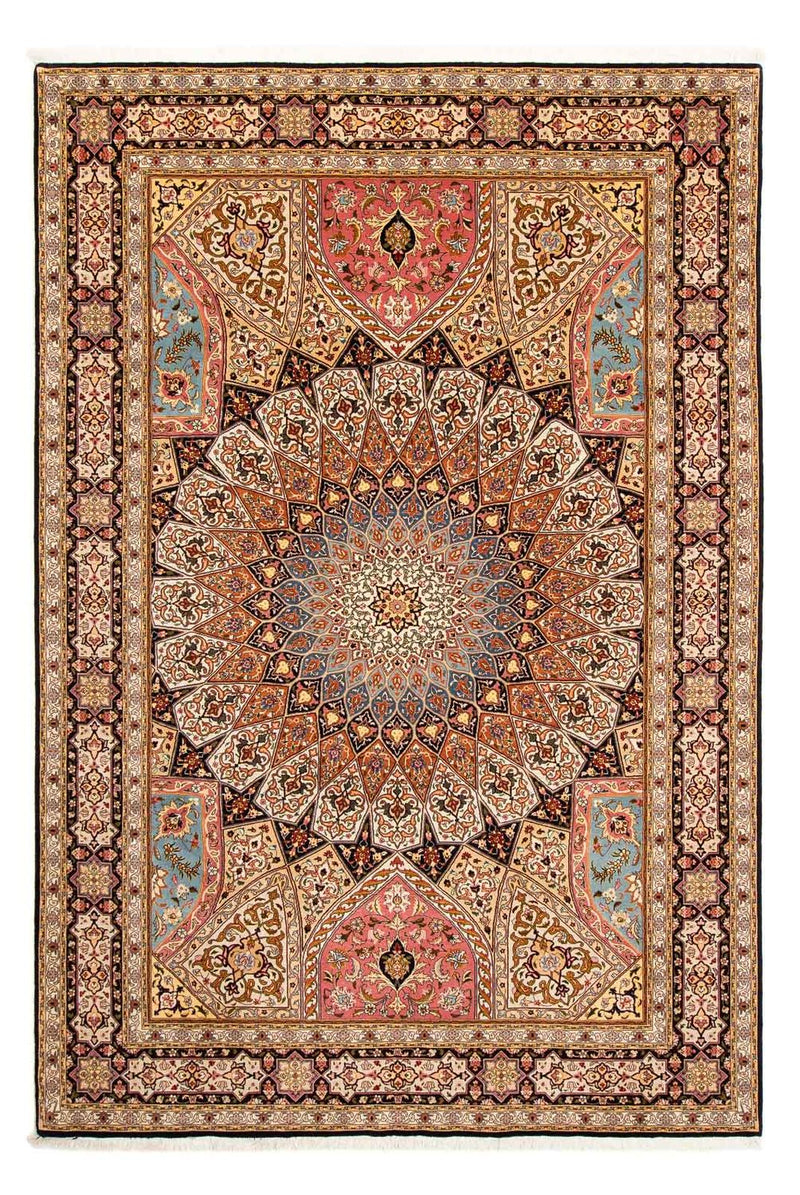 Perzisch tapijt - Tabriz - 351 x 254 cm - lichtbruin