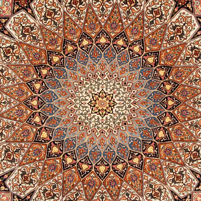 Perzisch tapijt - Tabriz - 351 x 254 cm - lichtbruin