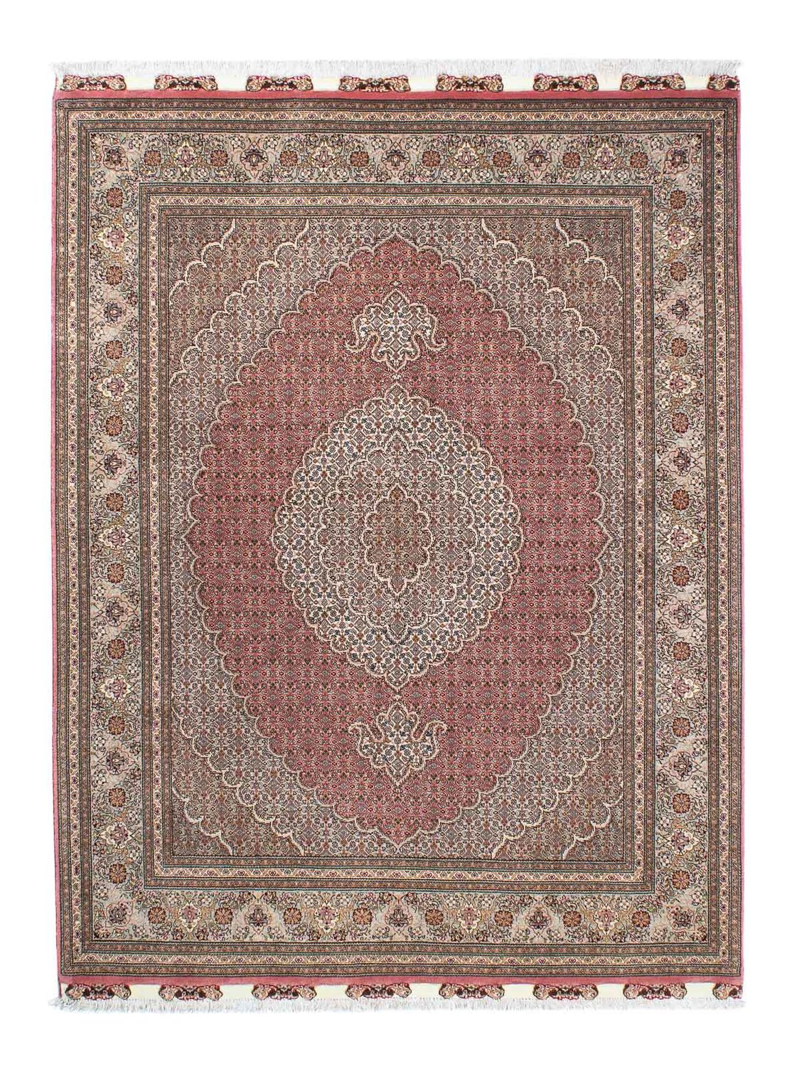Perzisch tapijt - Tabriz - 210 x 152 cm - licht rood