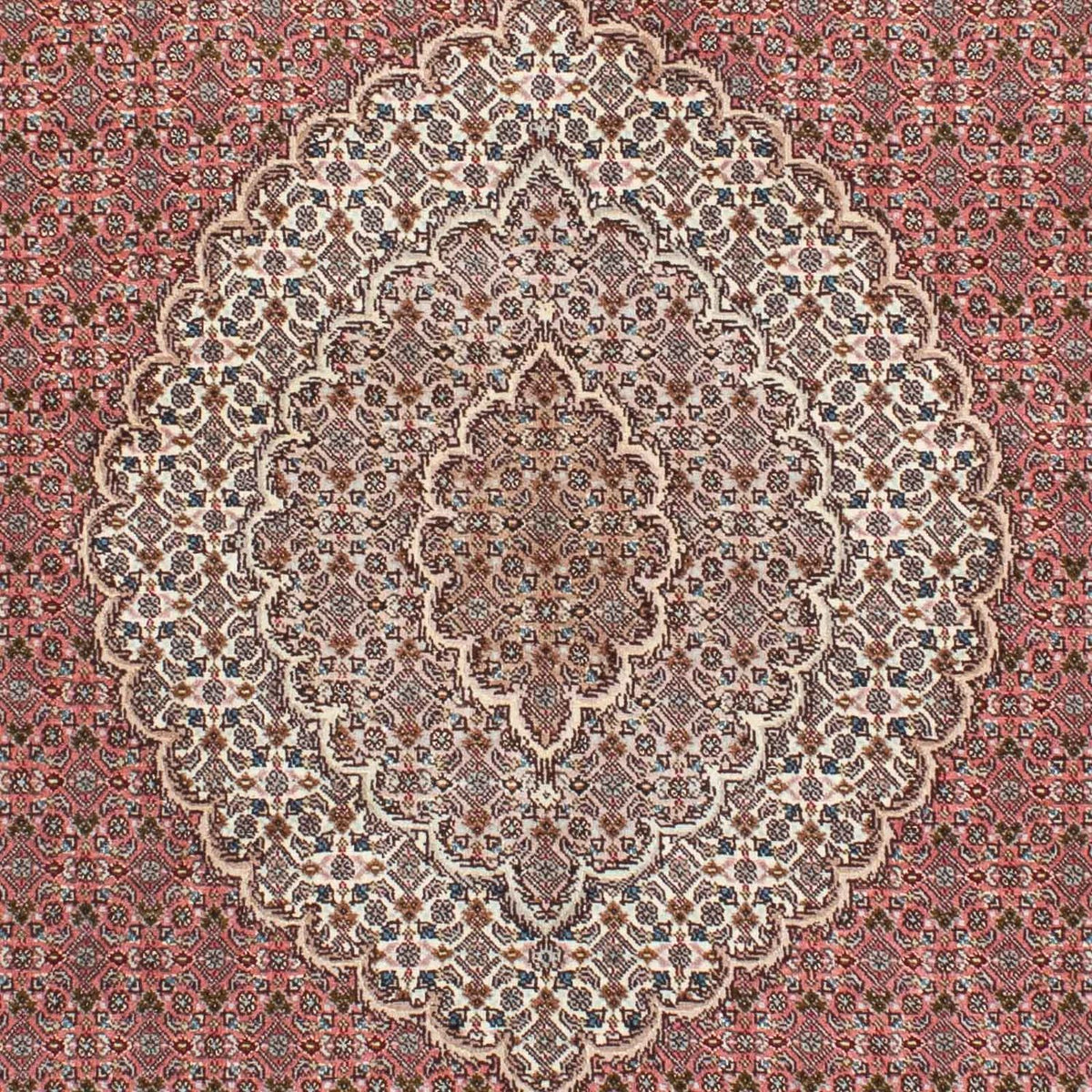 Perzisch tapijt - Tabriz - 210 x 152 cm - licht rood