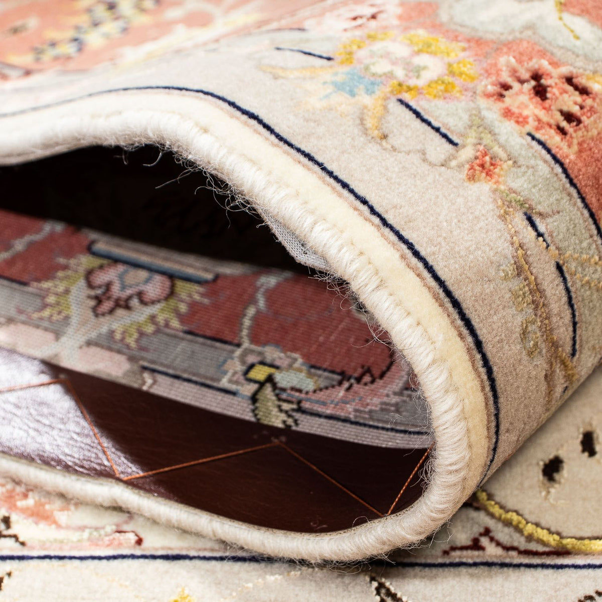 Perzisch tapijt - Tabriz - Royal - 198 x 150 cm - beige