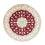 Perzisch tapijt - Nain rond  - 245 x 245 cm - donkerrood