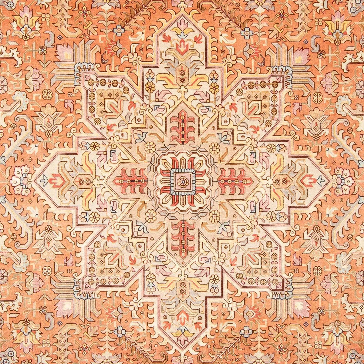 Perzisch tapijt - Tabriz - Royal - 300 x 206 cm - beige