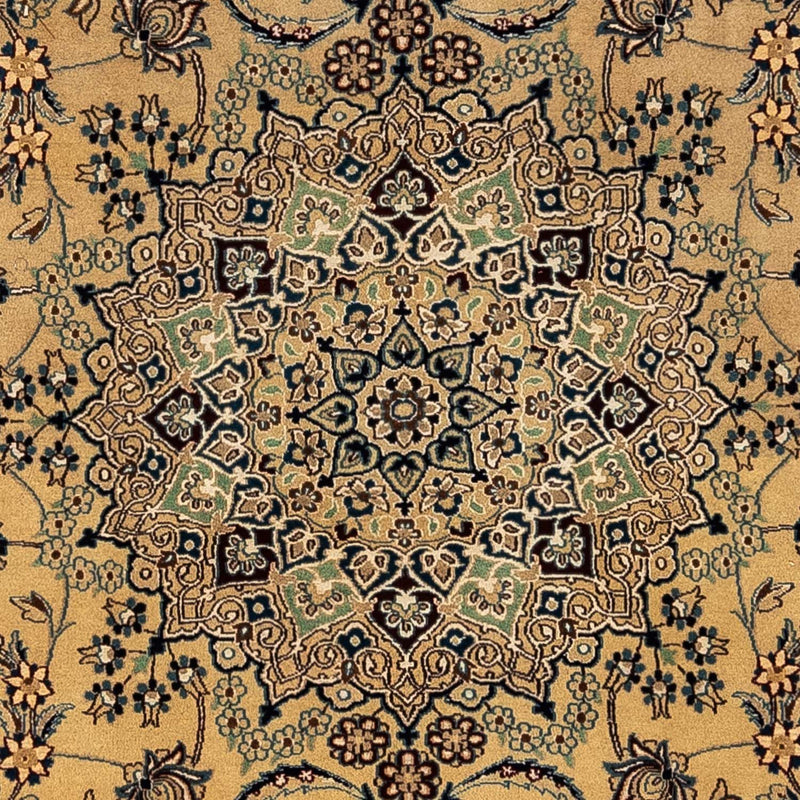 Perzisch tapijt - Nain - Koninklijk - 343 x 242 cm - lichtbruin