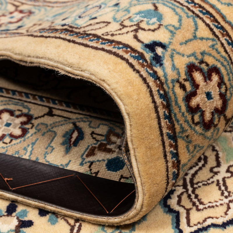 Perzisch tapijt - Nain - Koninklijk - 343 x 242 cm - lichtbruin