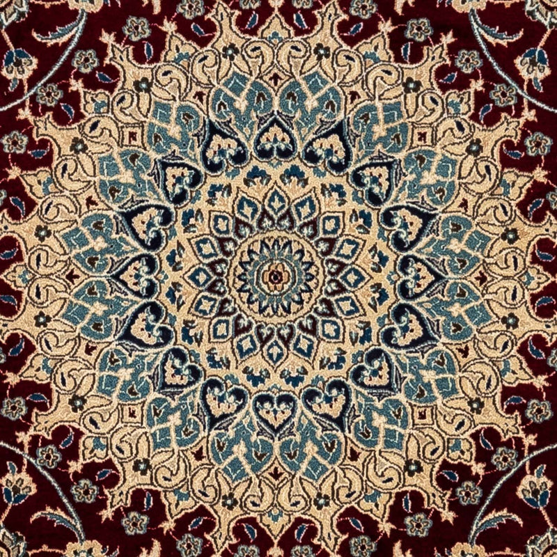 Perzisch tapijt - Nain - Koninklijk - 344 x 245 cm - donkerrood