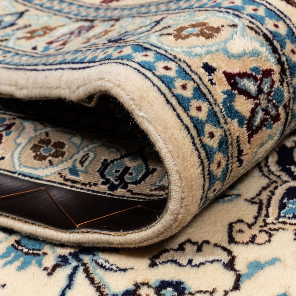 Perzisch tapijt - Nain - Koninklijk - 348 x 249 cm - beige