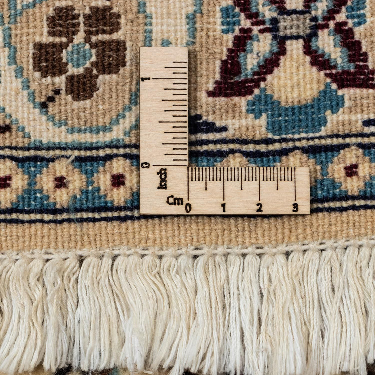 Perzisch tapijt - Nain - Koninklijk - 348 x 249 cm - beige