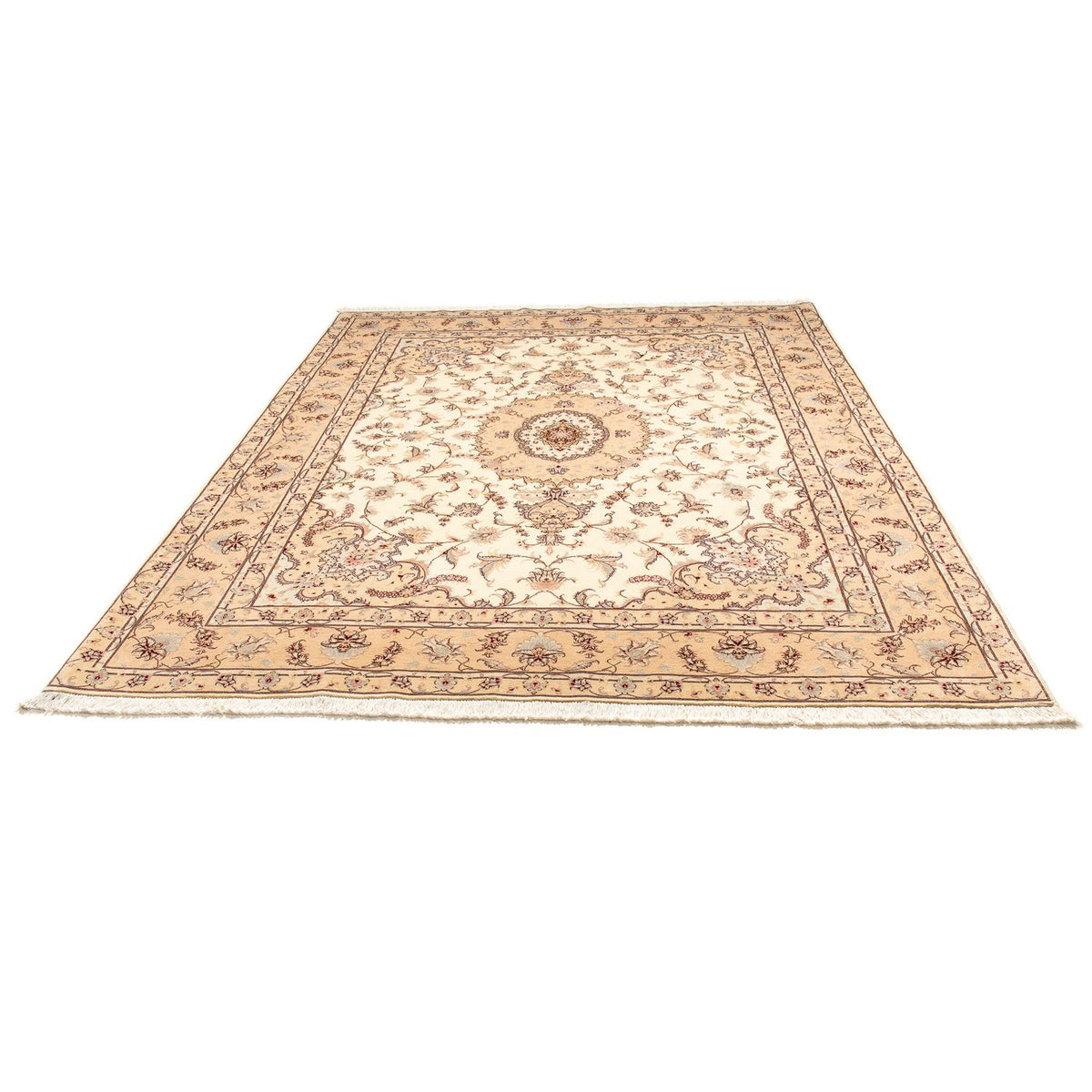Perzisch tapijt - Tabriz - Royal - 263 x 203 cm - beige