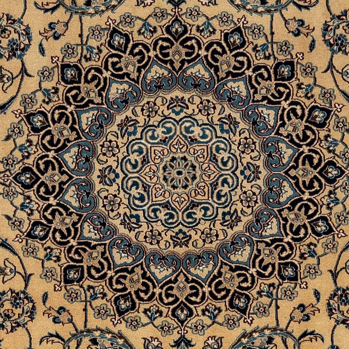 Perzisch tapijt - Nain - Koninklijk - 360 x 249 cm - donker beige