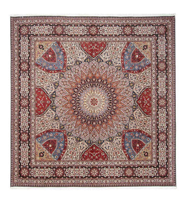 Perzisch tapijt - Tabriz - Royal vierkant  - 300 x 298 cm - veelkleurig