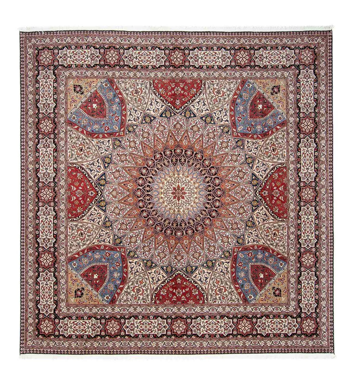 Perzisch tapijt - Tabriz - Royal vierkant  - 300 x 298 cm - veelkleurig